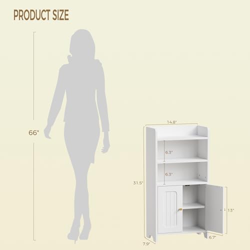 BEWISHOME Bathroom Storage Cabinet Small view 2