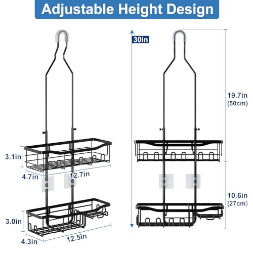 Joqixon Upgraded Extended Length Shower view 4