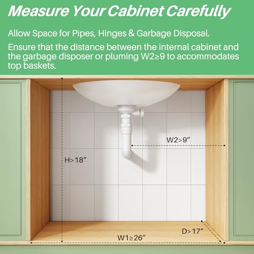 Under Sink Organizer 2-Pack Pull view 2