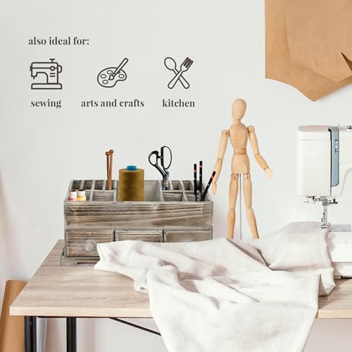 Besti Rustic Vanity Organizer for view 4