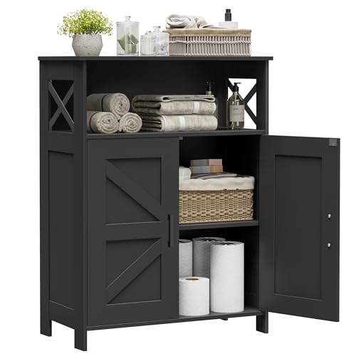 Homhedy Farmhouse Bathroom Storage Cabinet