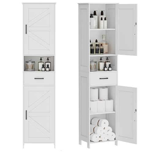 Homhedy 67" H Tall Bathroom