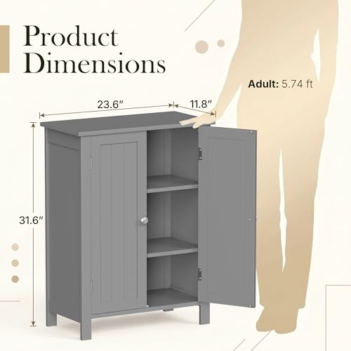 SUPER DEAL Modern Bathroom Floor view 3