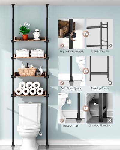 ALLZONE Bathroom Organizer Over The view 3