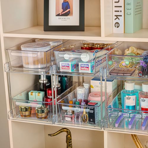 4Pack 2-Tier Bathroom Storage Organizer view 4