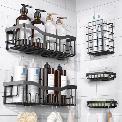 EUDELE Adhesive Shower Caddy 5