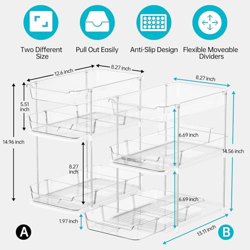 Delamu 2 Sets of 3-Tier view 3
