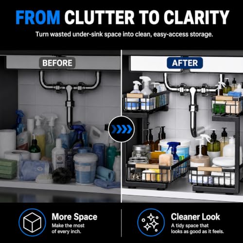 GeeBom Under Sink Organizer Pull view 3