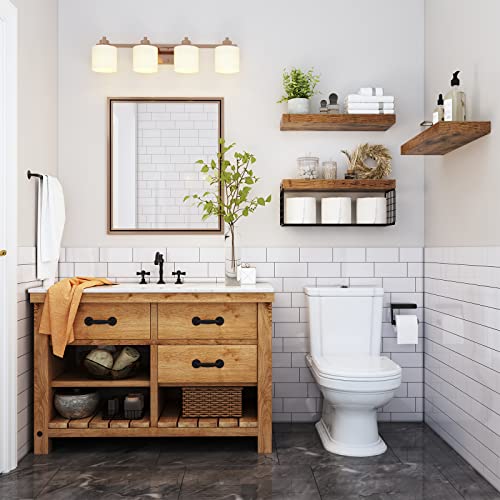 QEEIG Bathroom Shelves Over Toilet view 2