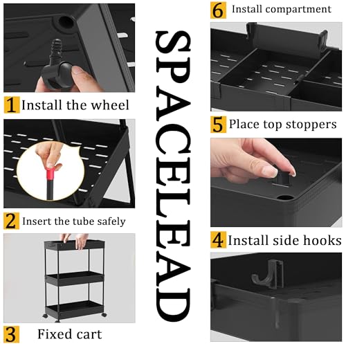 SPACELEAD Slim Storage Cart 3 view 5