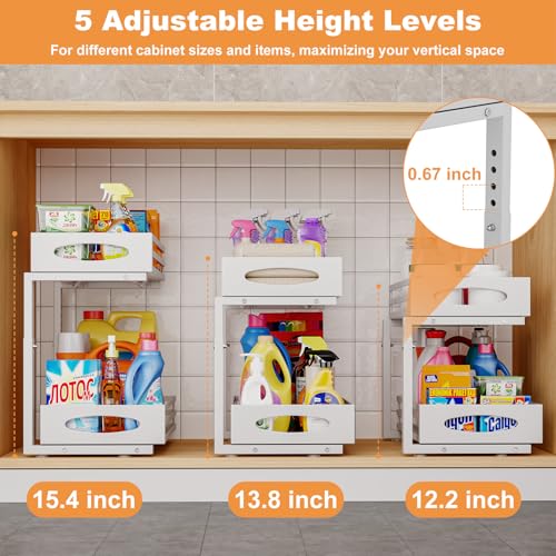 Under Sink Organizer 2 Tier view 5