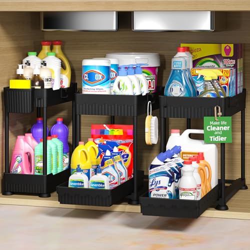 Sevenblue 3-Pack 2-Tier Under Sink