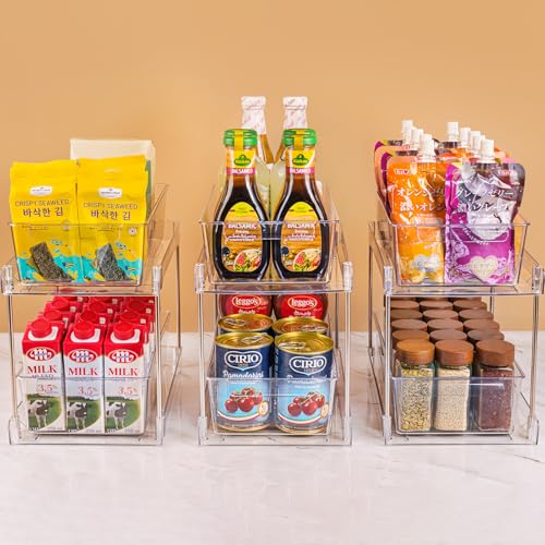 4Pack 2-Tier Bathroom Storage Organizer view 2